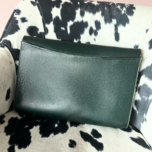 Louis Vuitton Green Taiga Porte Document Volga Foldover Envelope Clutch MI0927 - Picture 4 of 16